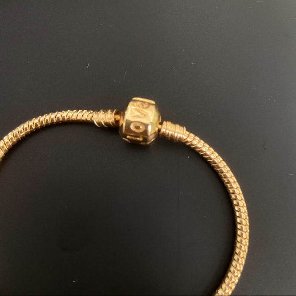 Charm bracelets in silver and gold - Picture 4 of 6